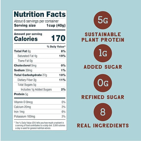 Generic (Pack 2) 16 OZ of Seven sundays Sunflower cereal, Real Cocoa, - Grain Free, Gluten Free