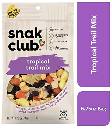 6.75 Snak Club Tropical Mix Resealable Nuts Ounce Bag