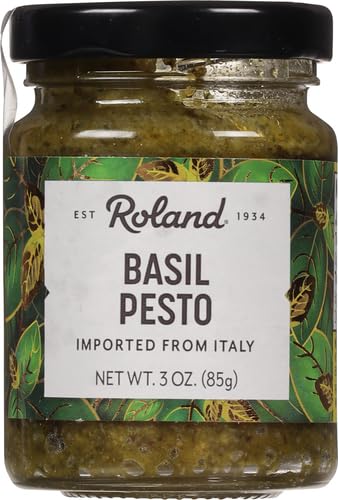 3-Ounce (Pack 2) Roland Foods Basil Pesto with Olive Oil, Specialty Imported Food, Bottle