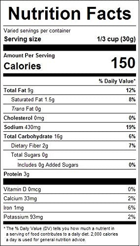 (1 lb. Louisiana Cajun Snack Mix, Bulk Size, Resealable Zip Lock Stand Up Bag)