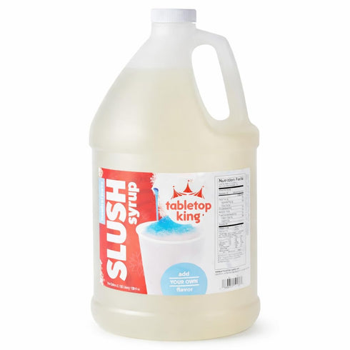 Neutral Slushy Mix 1 Gallon Concentrate 5:1 Frozen Drink Base for Slushie