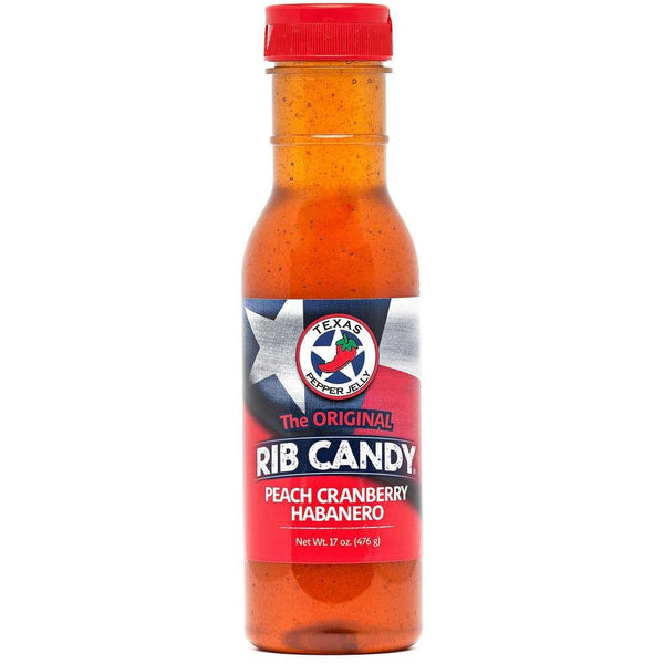 Rib Candy Peach Cranberry Habanero, Net Wt. 17 oz (476 g) Bottle