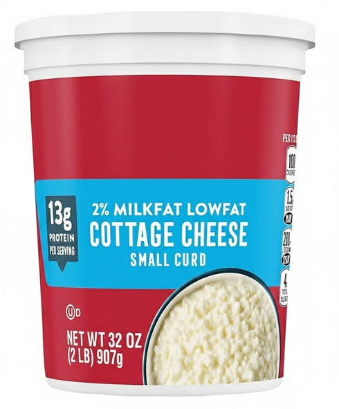 Generic Small Curd 2% Milkfat Cottage Cheese , delicious, creamy, and packed with
