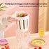 500ml Portable Salad Fruit Cup with Fork Leakproof To-Go Breakfast Yogurt Cup Double-Layer Strainer Design for Picnic