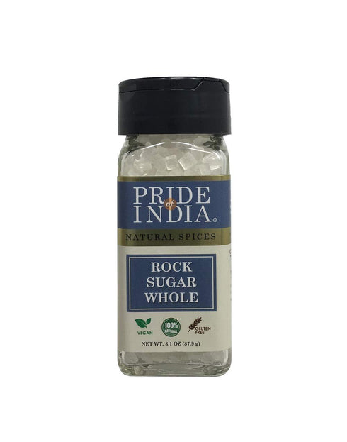 Pride of India Rock Sugar Crystals 3.1 oz (88 gm) | Natural