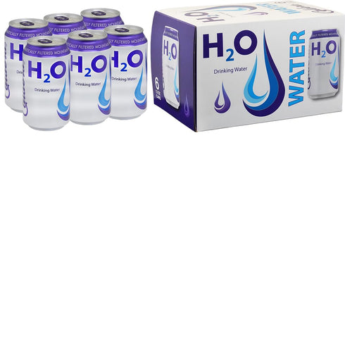 12 Oz (6 Pack), Caldera Carbon Filtered Mountain Water, Cans Non-carbonated, Purified Water, No Additives, Shun the