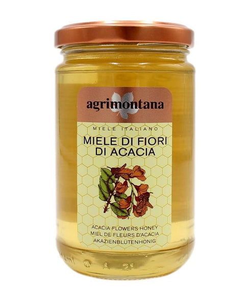 Agrimontana Acacia Flowers Honey, 400 Grams / 14.10 Ounces