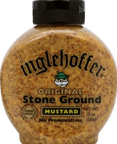 Inglehoffer Mustard Stone Ground Squeeze 10.0 OZ (Pack of 2)