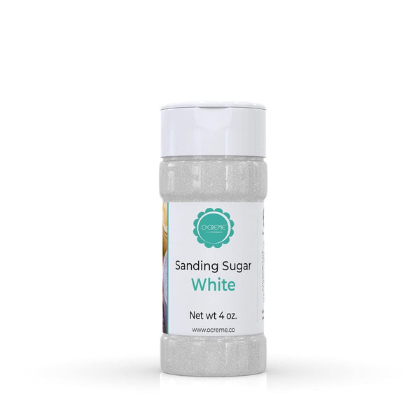 OCreme Sanding Sugar for Cookie Decorating Eye-Catching White Sugar Crystals for Unique