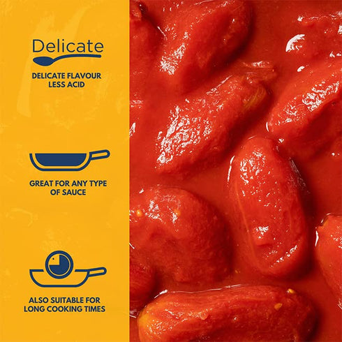 3.4 (106 oz) LOro Del Sud Italian Whole Peeled San Marzano Style Plum Tomatoes in Tomato Puree with Basil Authentic