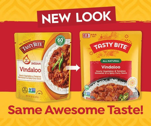 10 Pack 6, Tasty Bite Hot & Spicy Vindaloo, Ounce, of Ready to Eat, Microwavable Entree, Sweet & Sour, Vegetarian