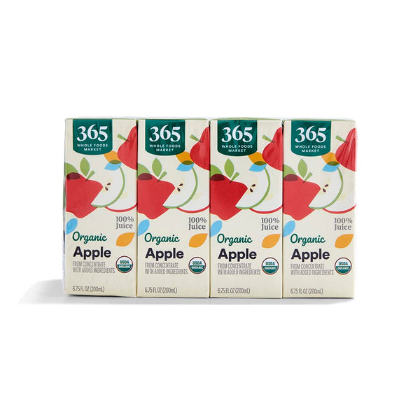 365 by Whole Foods Market Organic Apple Juice Multipack, 6.75 FZ