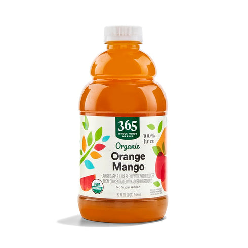 365 by Whole Foods Market Organic Orange Mango Juice, 32 FZ