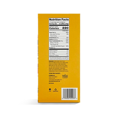 365 by Whole Foods Market Pack, 31.9 oz , Homestyle Waffles Family