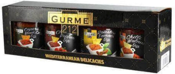Gurme212 4 in 1 Mix Dip Sauces Box (4 x 7 oz.