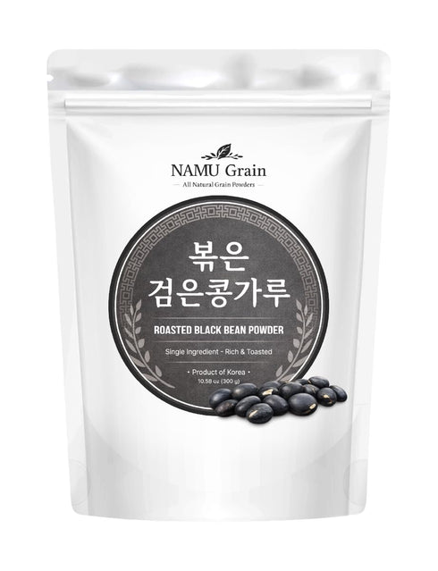 Generic NAMU Grain Korean Roasted Black Soybean Powder, Finely Ground Soybean for Drinks,