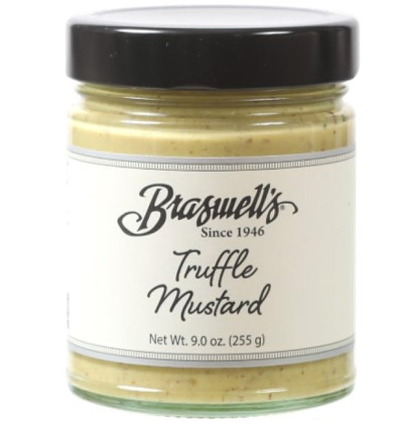 Braswells Gourmet Truffle Mustard Small-Batch, Renowned Specialty, Made in USA, Since 1946
