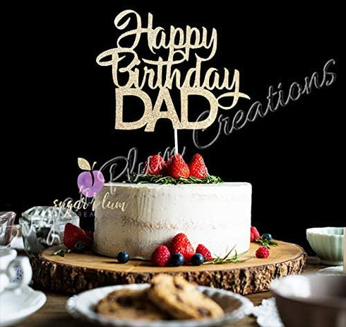 DAD Happy Birthday Cake Topper