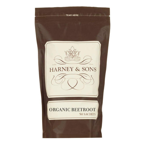 Harney & Sons Organic Beetroot Tea, Bulk Bag of 50 Sachets