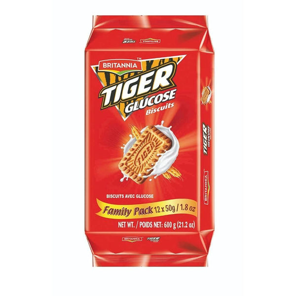 Britannia Tiger Glucose Biscuits Family Pack 21.2oz (600g) - Healthy & Delicious