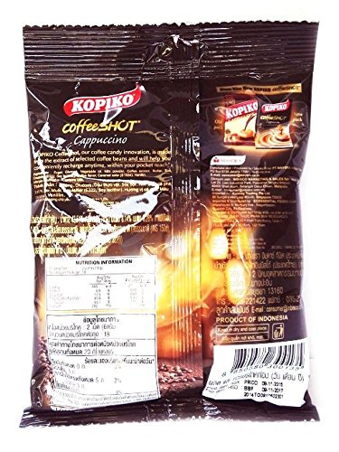 36 Kopiko Cappuccino Coffee Candy Pcs Bag