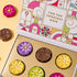 6 Chocolate Card Gift Box, Individually Wrapped Chocolate Flowers, Food Sweets Candy Gift Greeting, Holiday Present