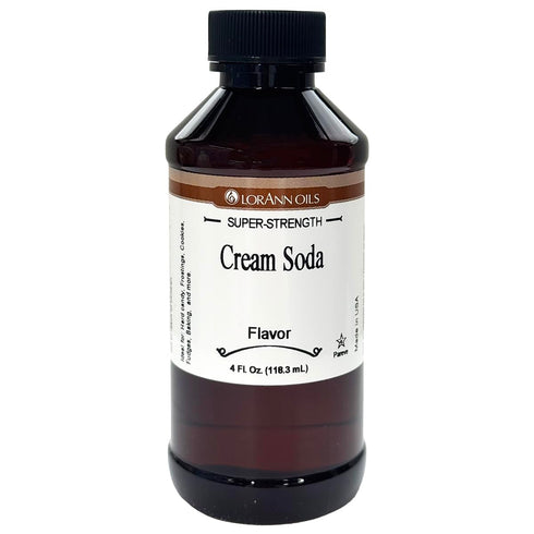 LorAnn Cream Soda SS Flavor, 4 ounce bottle