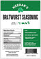 Meehan's Pork or Deer Bratwurst Seasoning, 1.16 lbs. Makes 25lbs.