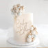 Hsybdnsk Baby in Bloom Side Cake Topper, Wooden Baby Shower Gender Reveal Cake Decoration for Pregnancy Announcement