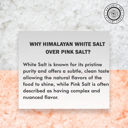 PACK 6 2.2 lbs (997.90 W/84+ Pride of India - of - Himalayan White Salt Fine Grind gm)- Rarest & Enriched Natural