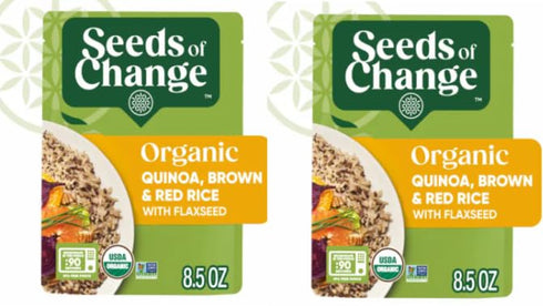 Generic Pack Of 2 Organic Quinoa Brown & Red Rice with Flaxseed Rice