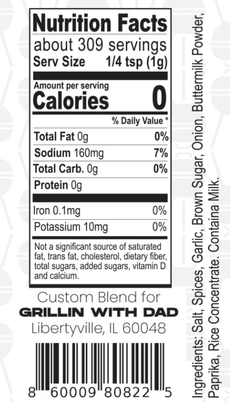 Grillin With Dad Steak Seasoning - Great Tasting Steak and Beef Seasonings for Grilling & Smoking
