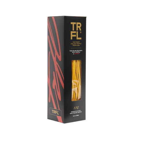 TRFL Truffle & Saffron Tagliolini Artisanal Italian Egg Pasta Noodles, 3% Truffle