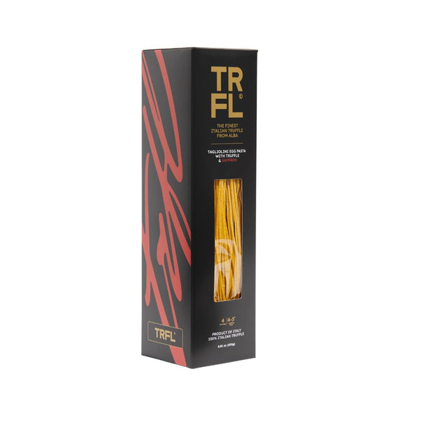 TRFL Truffle & Saffron Tagliolini Artisanal Italian Egg Pasta Noodles, 3% Truffle