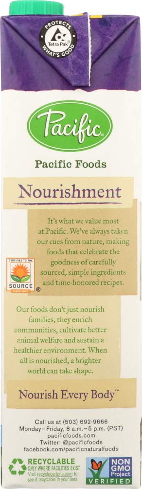 32 oz 2 Pacific Natural Foods All Natural Hemp Non-Dairy Beverage Unsweetened Original -- fl - pc