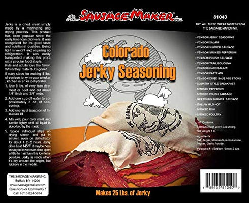1 lb. The Sausage Maker - Colorado Jerky Seasoning Kit