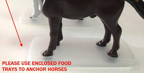 Mini Cake/Food/Cupcake/Appetizer/Desert Decorating Topper Decorations (Horses & Fence)