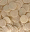 Altar Bread 1 1/8" Whole Wheat Cross Design 200 Communion Hosts