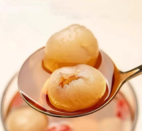 MOORCHOCO 17.64 Oz Natural Dried Longan Fruit, No Sugar Added, Premium Selected