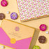 6 Chocolate Card Gift Box, Individually Wrapped Chocolate Flowers, Food Sweets Candy Gift Greeting, Holiday Present