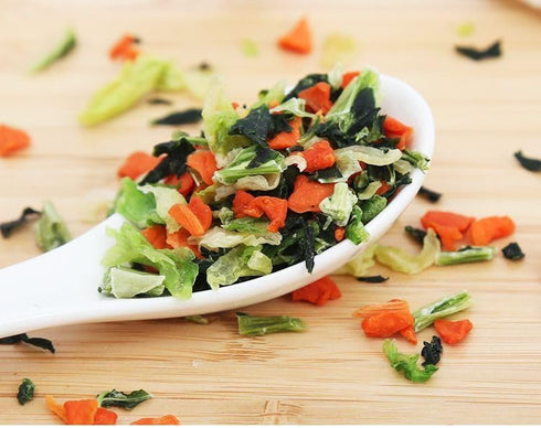 wa sai luo (250g) Mixed Freeze-dried Vegetable Jerky, Various Freeze-dried Vegetable Chips, Carrots, Green Cabbage