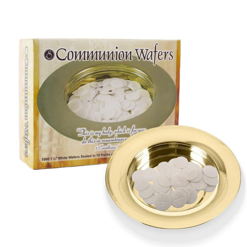 Swanson Christian Products Communion 1000 Count Communion Bread Wafer Church Supplies Unleavened Bread