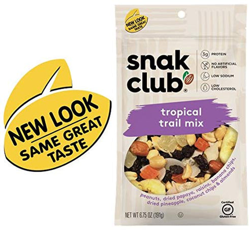 6.75 Snak Club Tropical Mix Resealable Nuts Ounce Bag