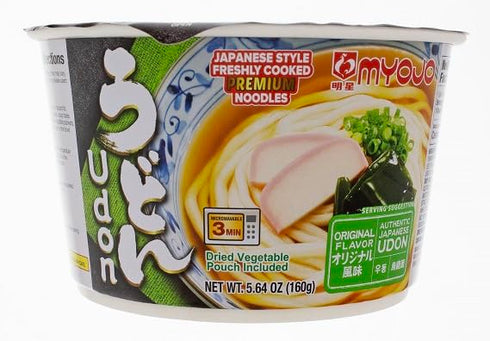 5.6 (Pack 6)(Packaging Myojo Bowl Flavored Udon Noodles, Original, Ounce of May Vary)