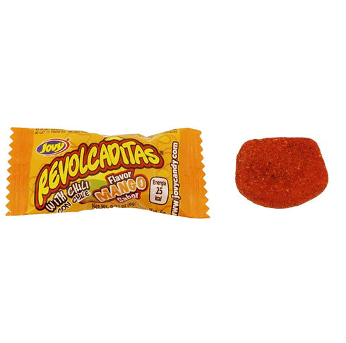 Jovy Revolcaditas with Chili Mango Flavor, 6oz Bag of Mexican Candy