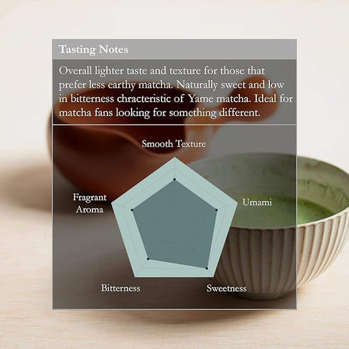 Naoki Matcha Fragrant Yame Blend - Authentic Japanese First Harvest Ceremonial Grade Matcha Green Tea Powder (40g)