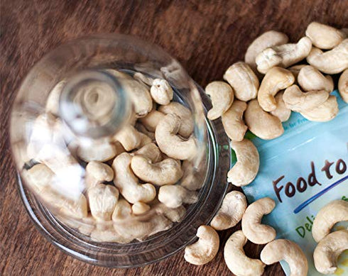 2 Food to Live Organic Raw Cashews, Pounds Non-GMO, Whole, Large, Premium Fancy Nuts, Unsalted, Unroasted, Kosher