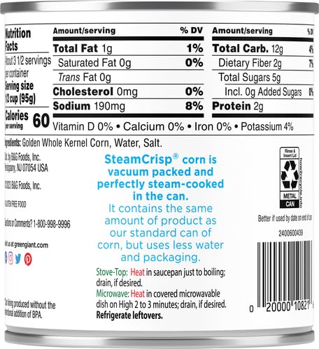 11 Green Giant Extra Sweet Corn Niblets, Ounce