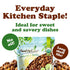 1 Food to Live Organic Dry Roasted Walnut Halves and Pieces with Himalayan Salt, Pound Oven Toasted, Lightly Salted