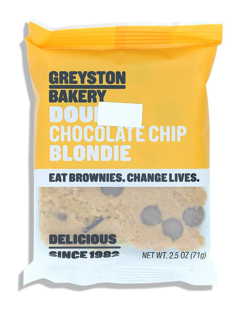 GREYSTON BAKERY Double Chocolate Chip Blondie, 2.5 OZ